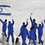 La squadra israeliana alla cerimonia di apertura dei giochi invernali