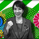 Immagine creata dall'IA - la presidente del Giappone